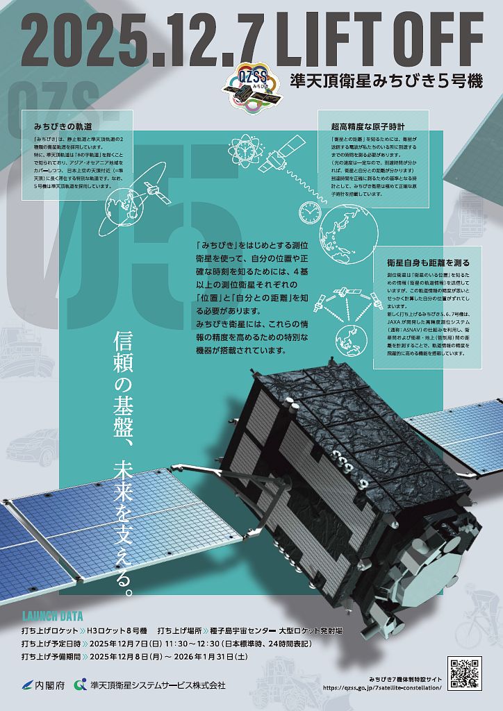 みちびき5号機ポスター