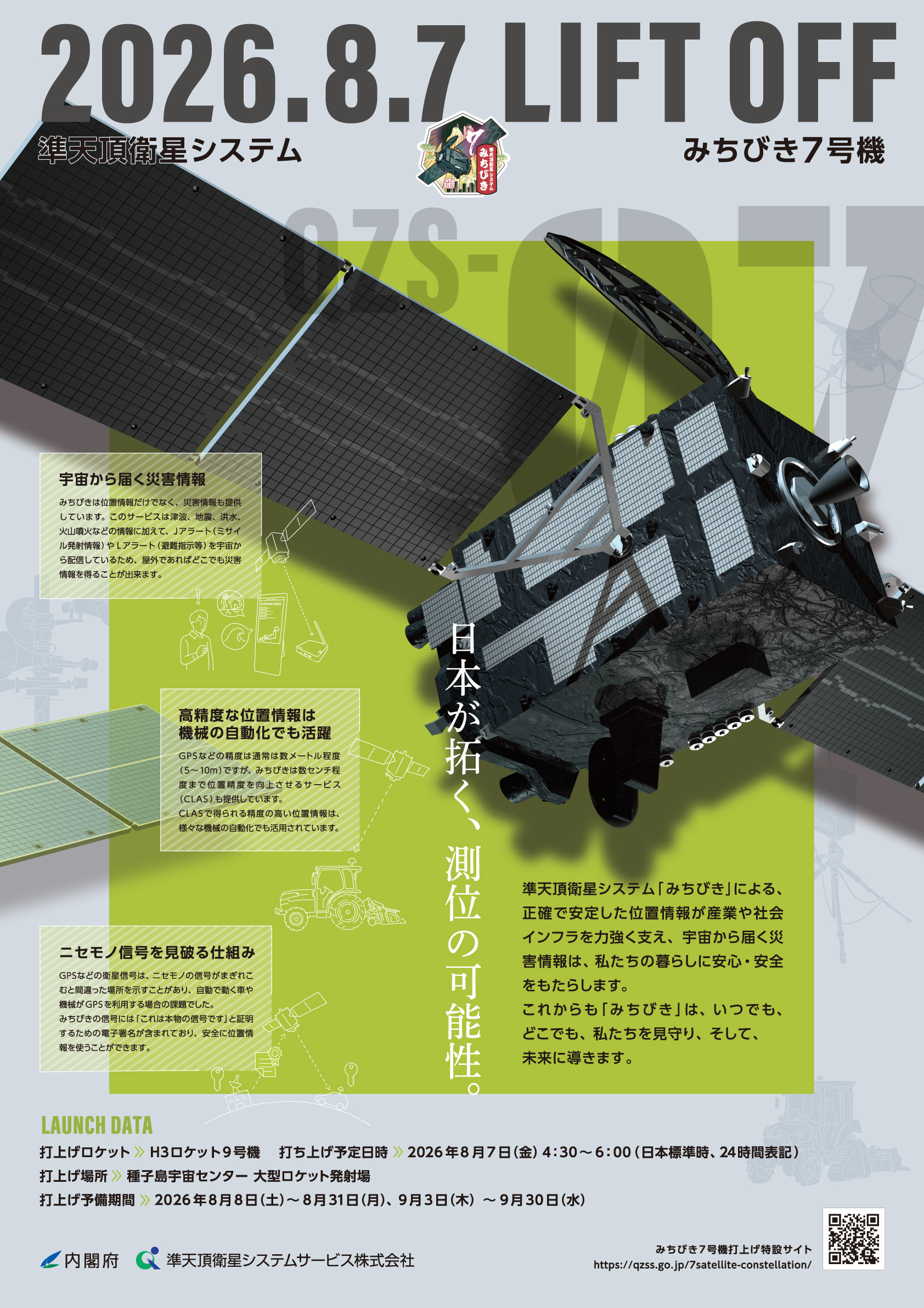 みちびき7号機ポスター