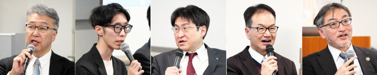 パネルディスカッション-02（中須賀氏、奥田氏、松井氏、松本氏、三上参事官）