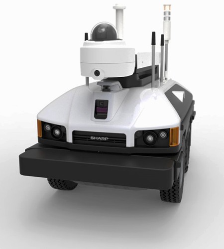 屋外自律走行監視ロボットSV-S500