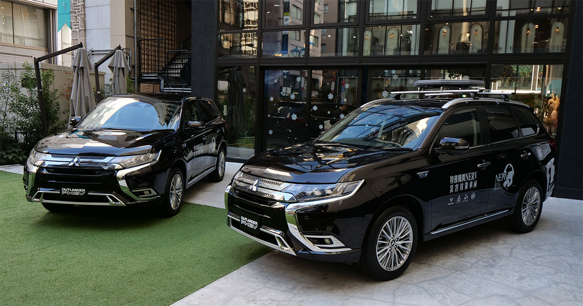 みちびき「Q-ANPI」端末を搭載した「特務機関NERV災害対策車両」が公開