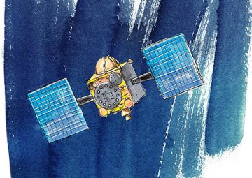 IRNSS衛星（イメージ）