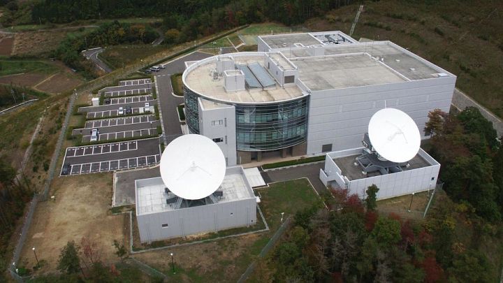 常陸太田航空衛星センターの外観写真