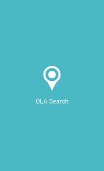 「OLA Search」のアプリ起動画面
