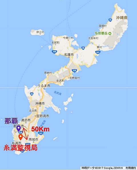 地図（沖縄）