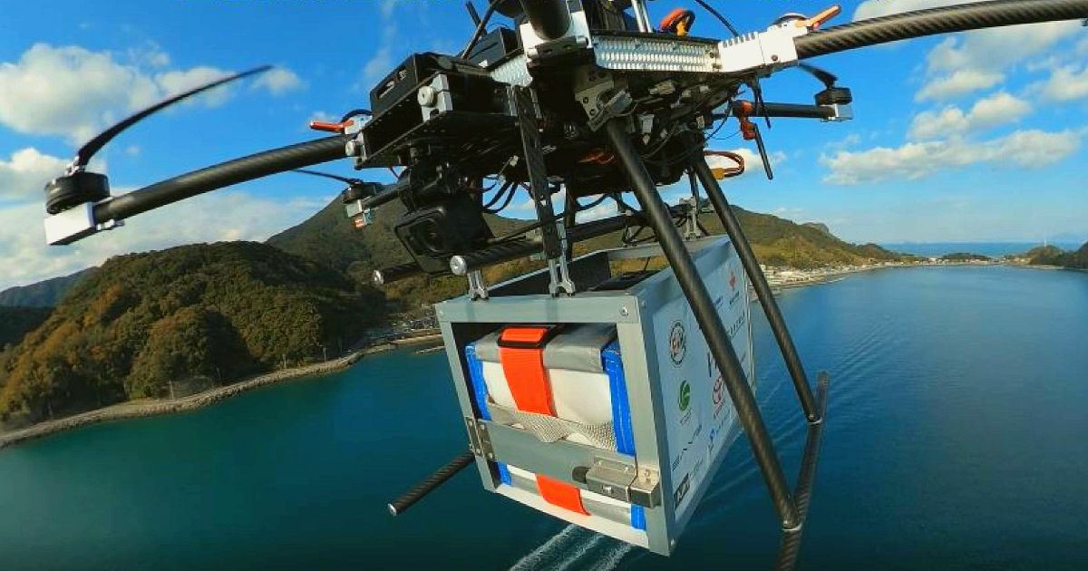 実証2020-9] イームズロボティクスが熊本で物流用ドローンの実証実験